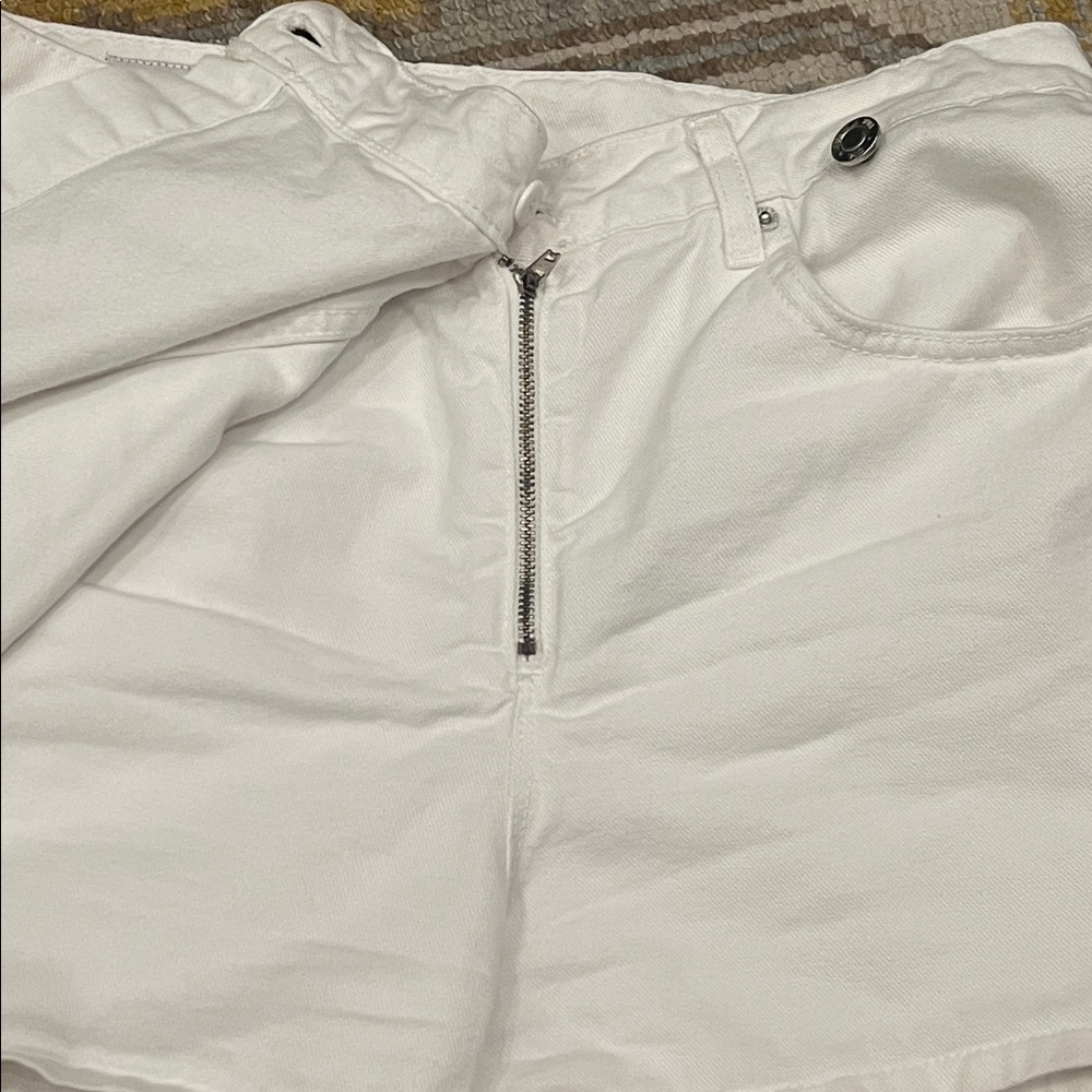 Zara Crisp White Skort, Denim - Picture 5 of 5